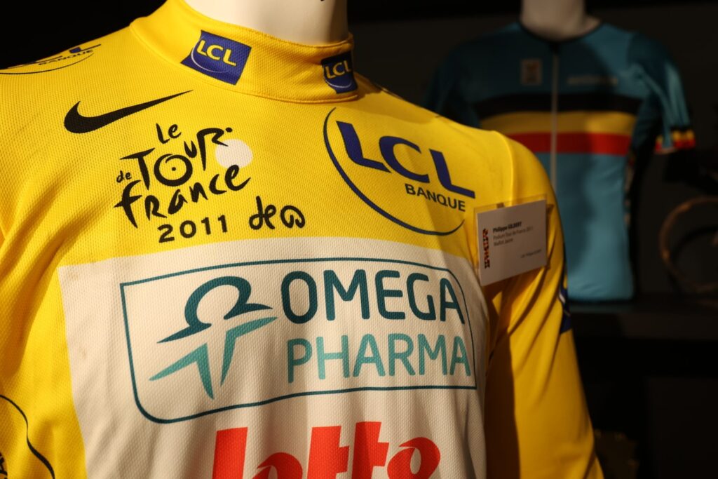 50 ans, Tour de France - maillot de Philippe Gilbert